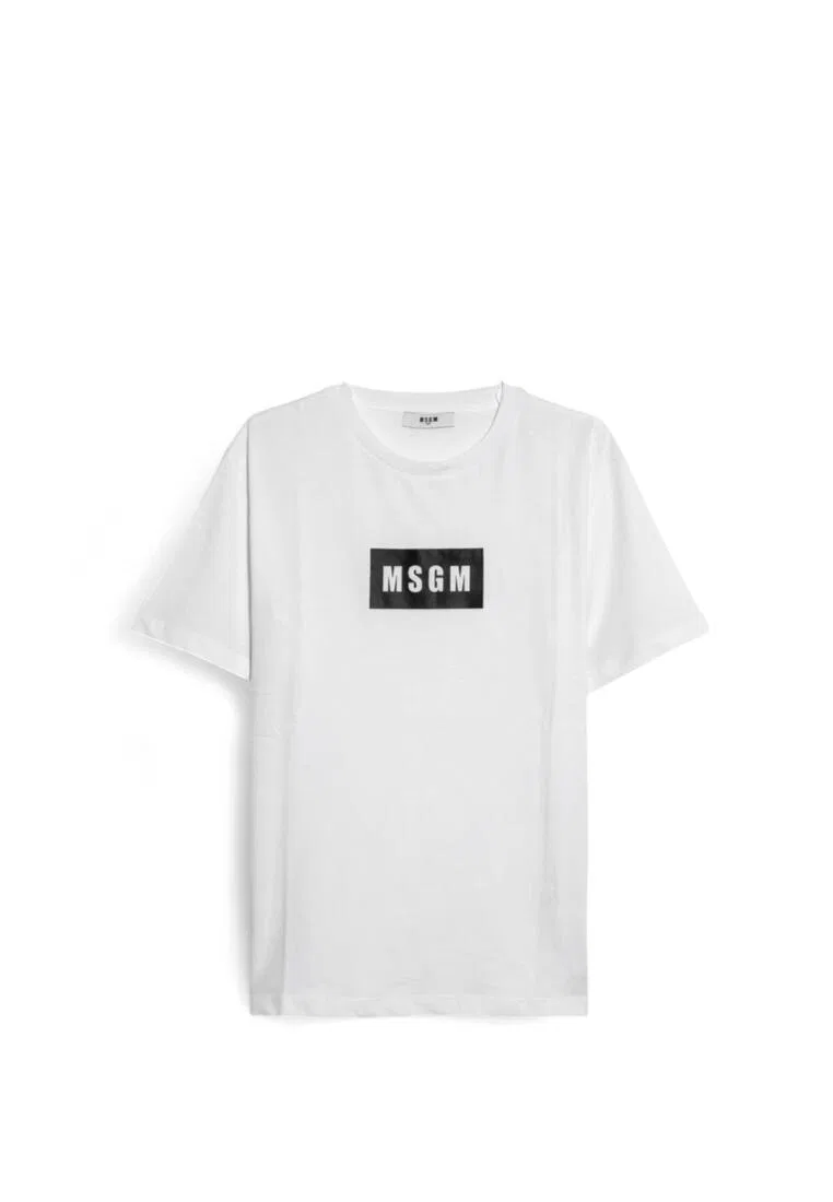 Футболка, хлопок, для детей Msgm, белый