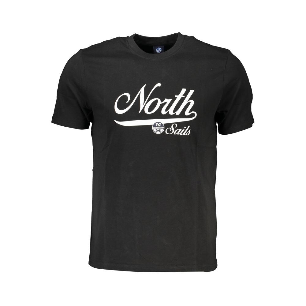 

Черная хлопковая футболка North Sails