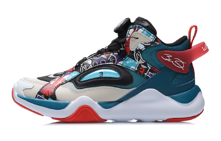 

Детские кроссовки WAY OF WADE GS Mid-top Apricot/black/blue Lining Young