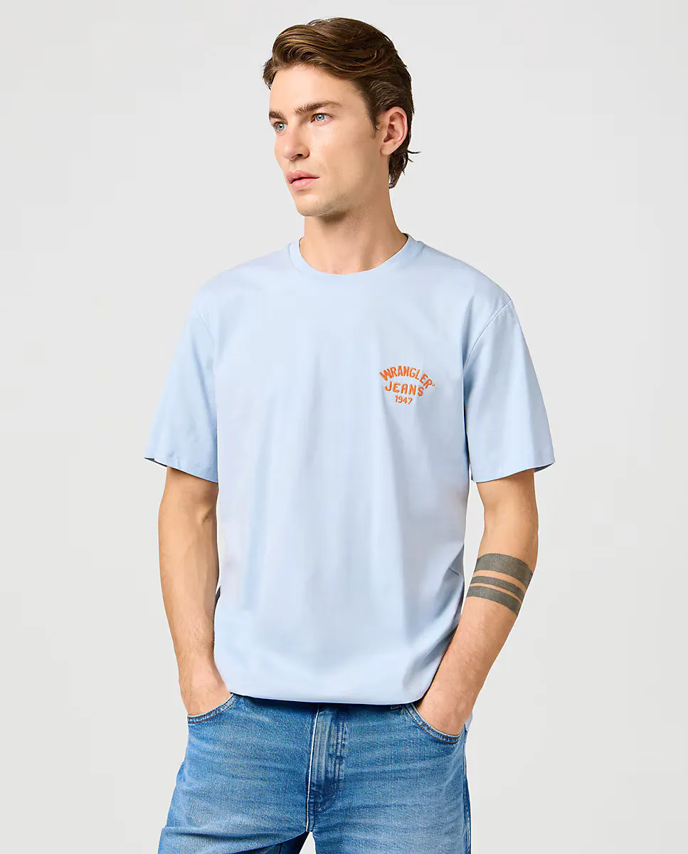

Мужская футболка с короткими рукавами Wrangler, голубой