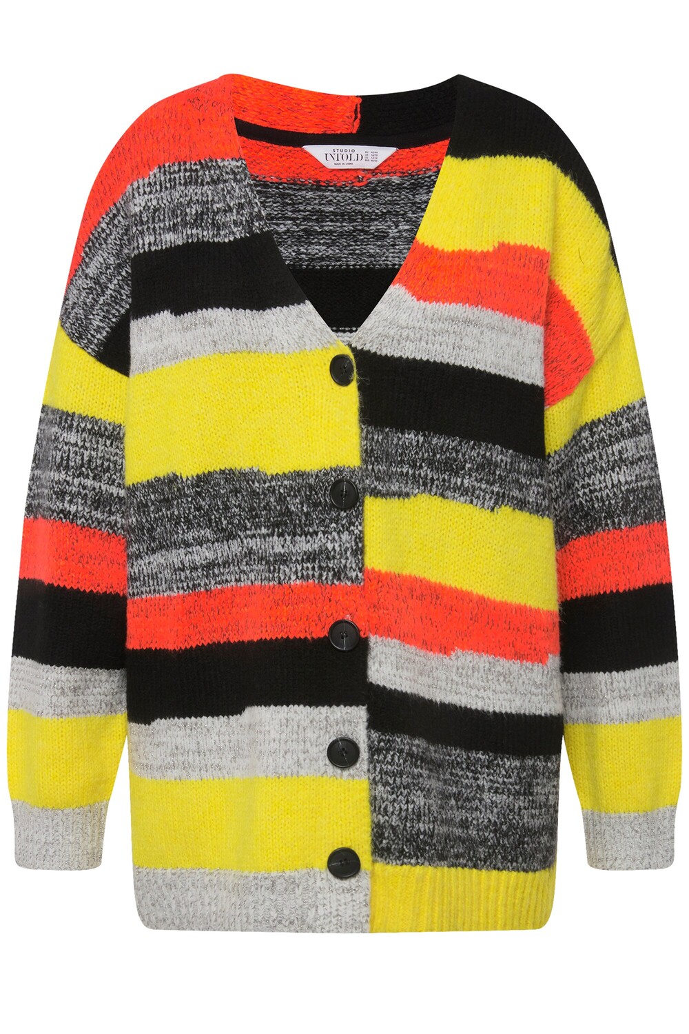 

Толстовка Studio Untold Strickjacke, цвет neon red