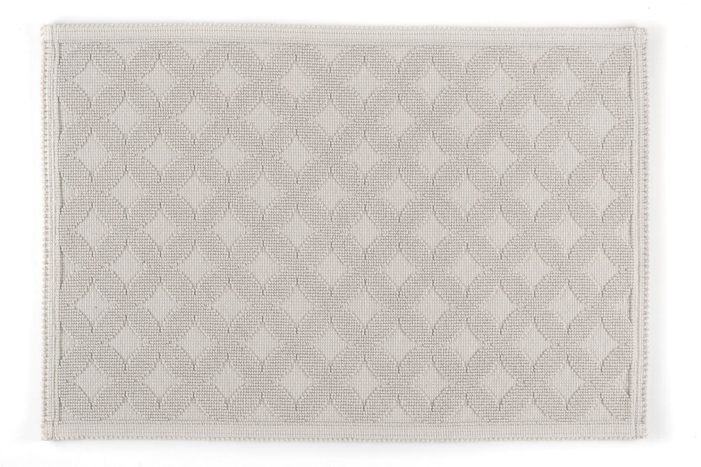 

Rhomtuft Seaside Коврик для ванной квадратный 60 x 90 см цвет жемчужно-серый