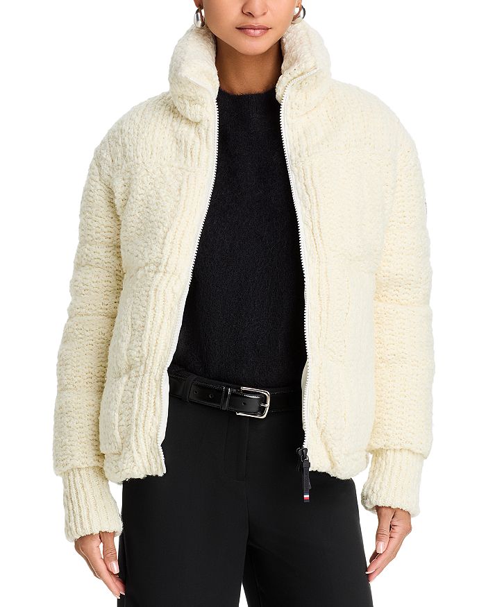 

Пуховик Moncler Serfaus, коричневый/бежевый