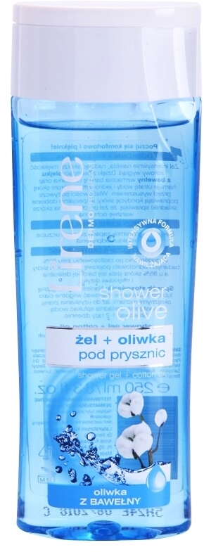 

Оливковый смягчающий гель для душа с увлажняющим эффектом Lirene, cotton oil 250 мл