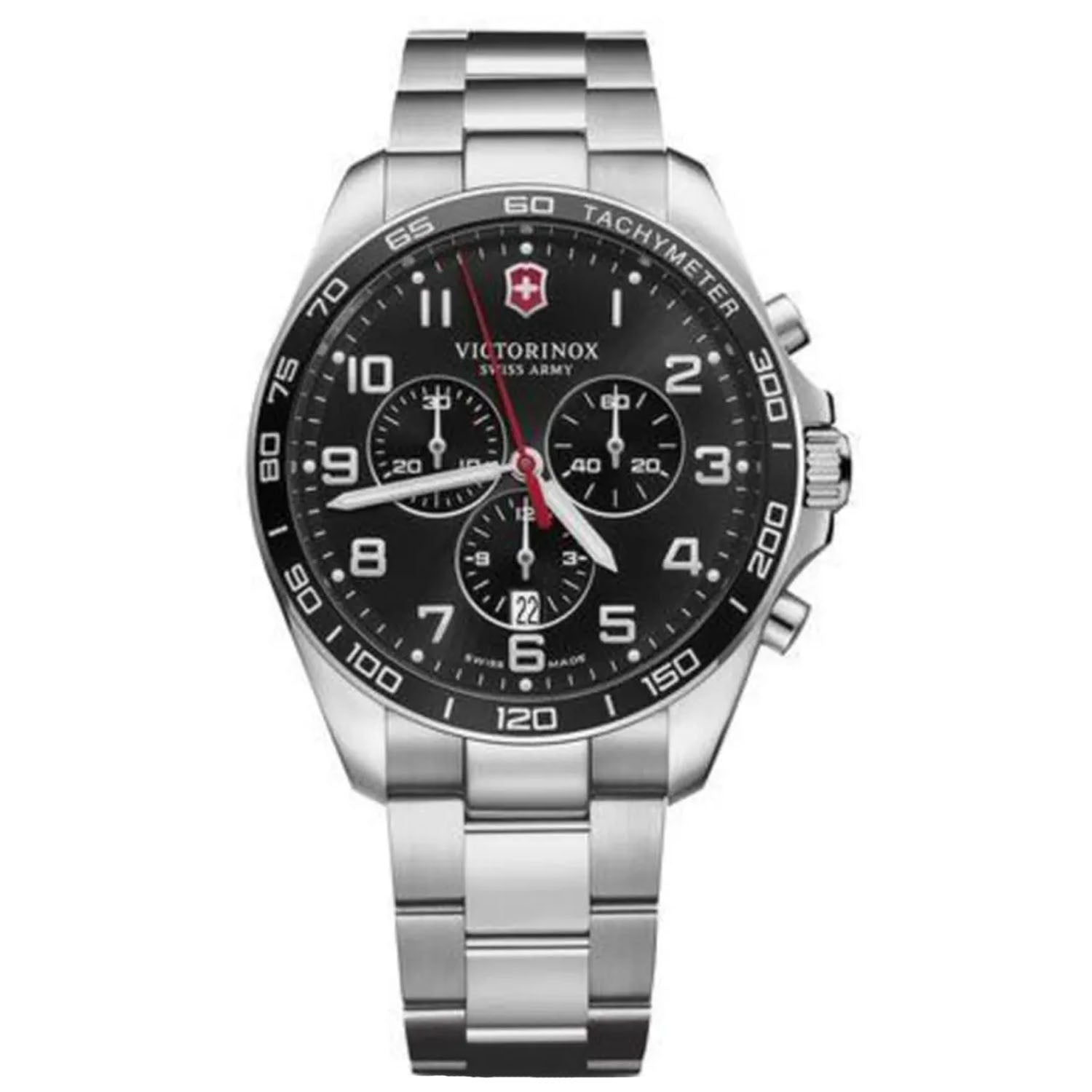 

Мужские часы Victorinox Fieldforce с черным циферблатом