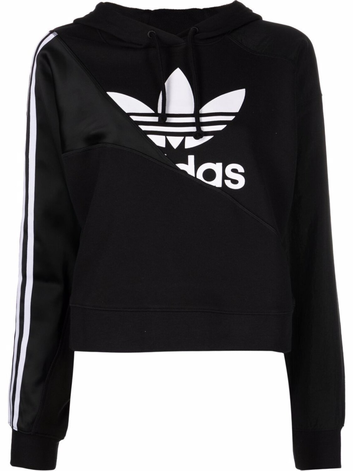 

adidas худи Adicolor Split Trefoil, черный