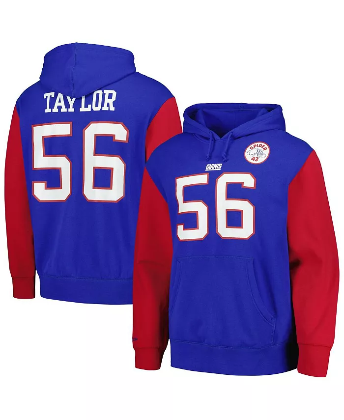 

Мужская толстовка с капюшоном Lawrence Taylor с именем и номером игрока New York Giants (на пенсии) Mitchell & Ness