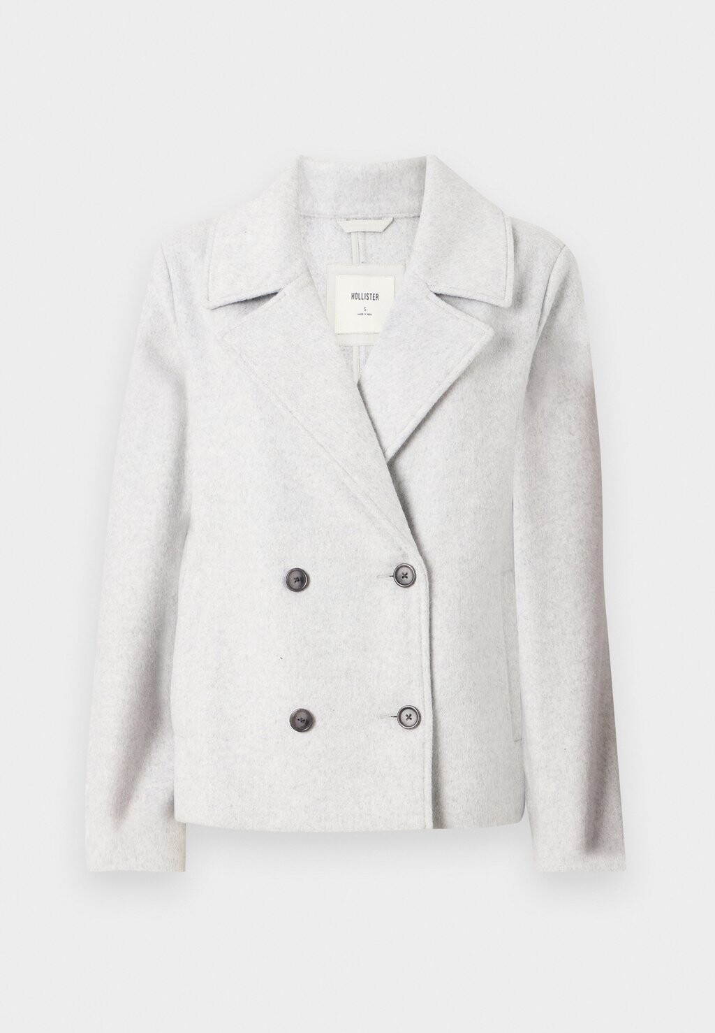 

Короткое пальто PEACOAT EMEA Hollister Co., бежевый