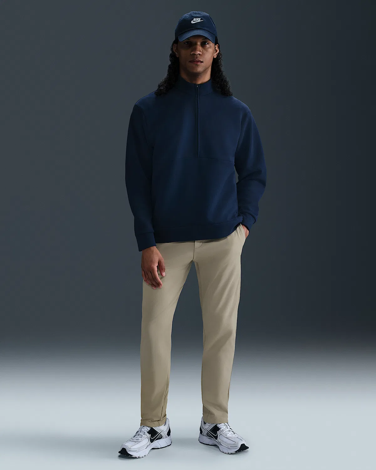 Мужские брюки-чинос Dri-FIT Slim Nike 24.7 PerfectStretch, Desert Khaki/Sail/Khaki