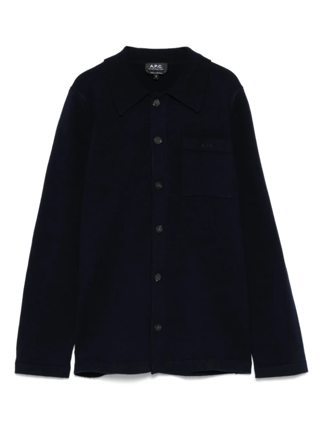 

Шерстяной кардиган A.P.C., синий