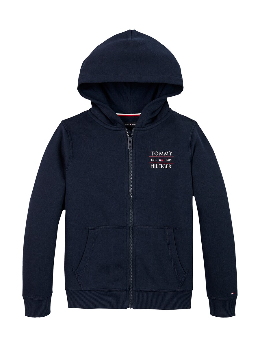 

Толстовка с капюшоном на молнии TOMMY HILFIGER, темно-синий