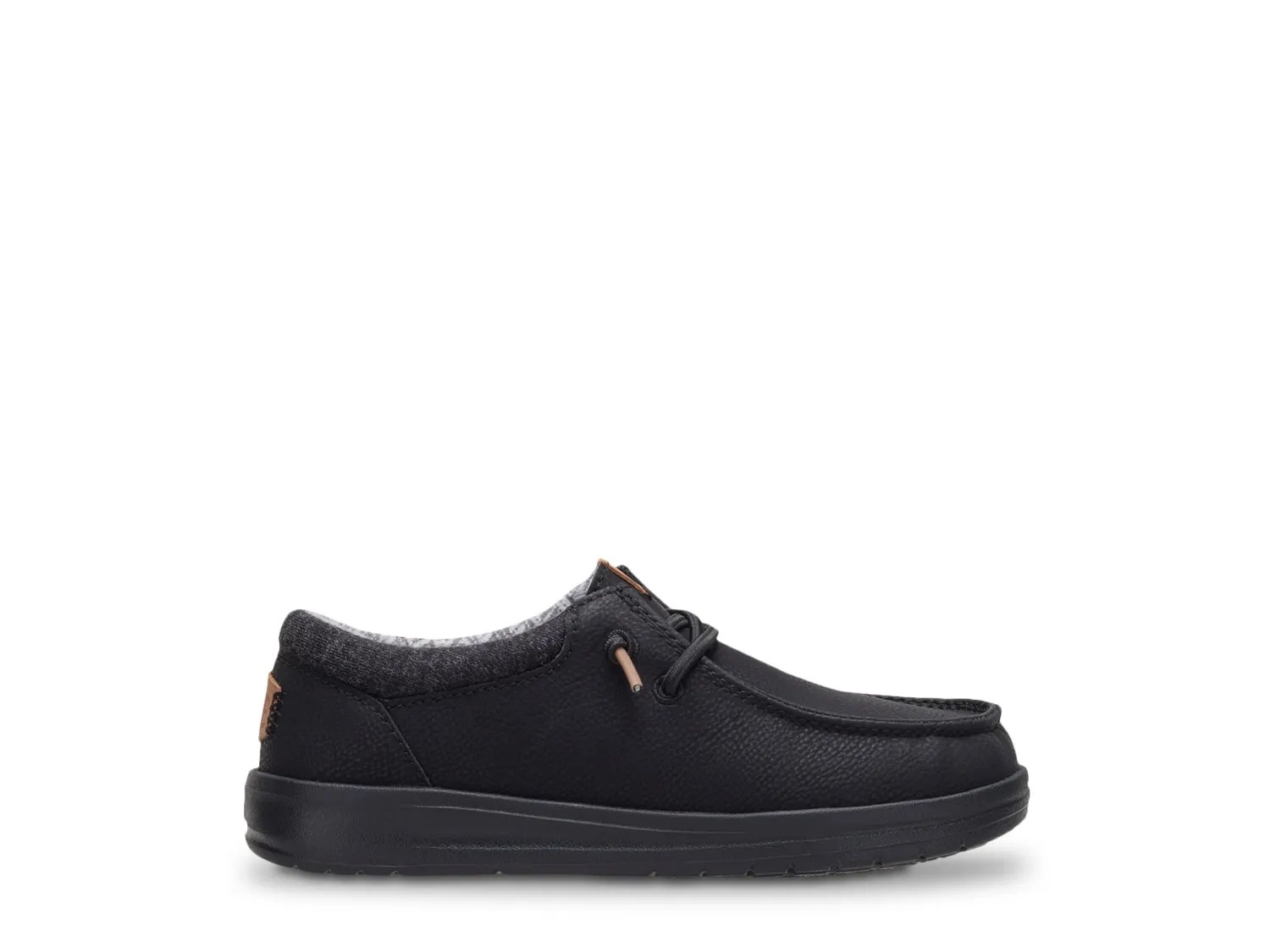 Слипоны HEYDUDE Paul Classic Slip-On - Kids', черный/черный — фото 2