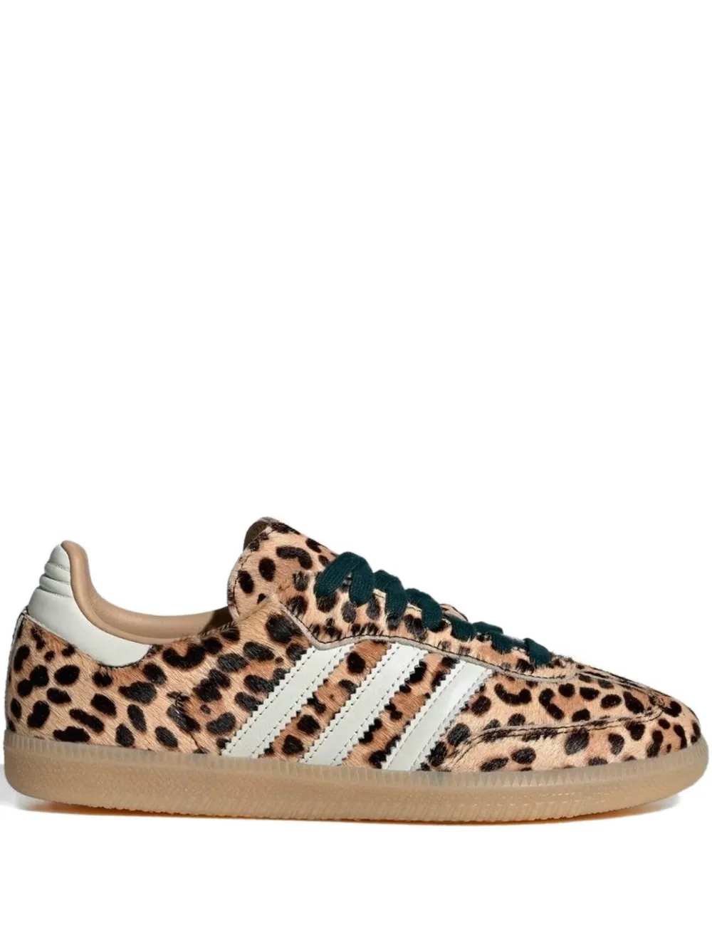 

Кроссовки Samba OG с леопардовым принтом и тремя полосками Adidas, коричневый