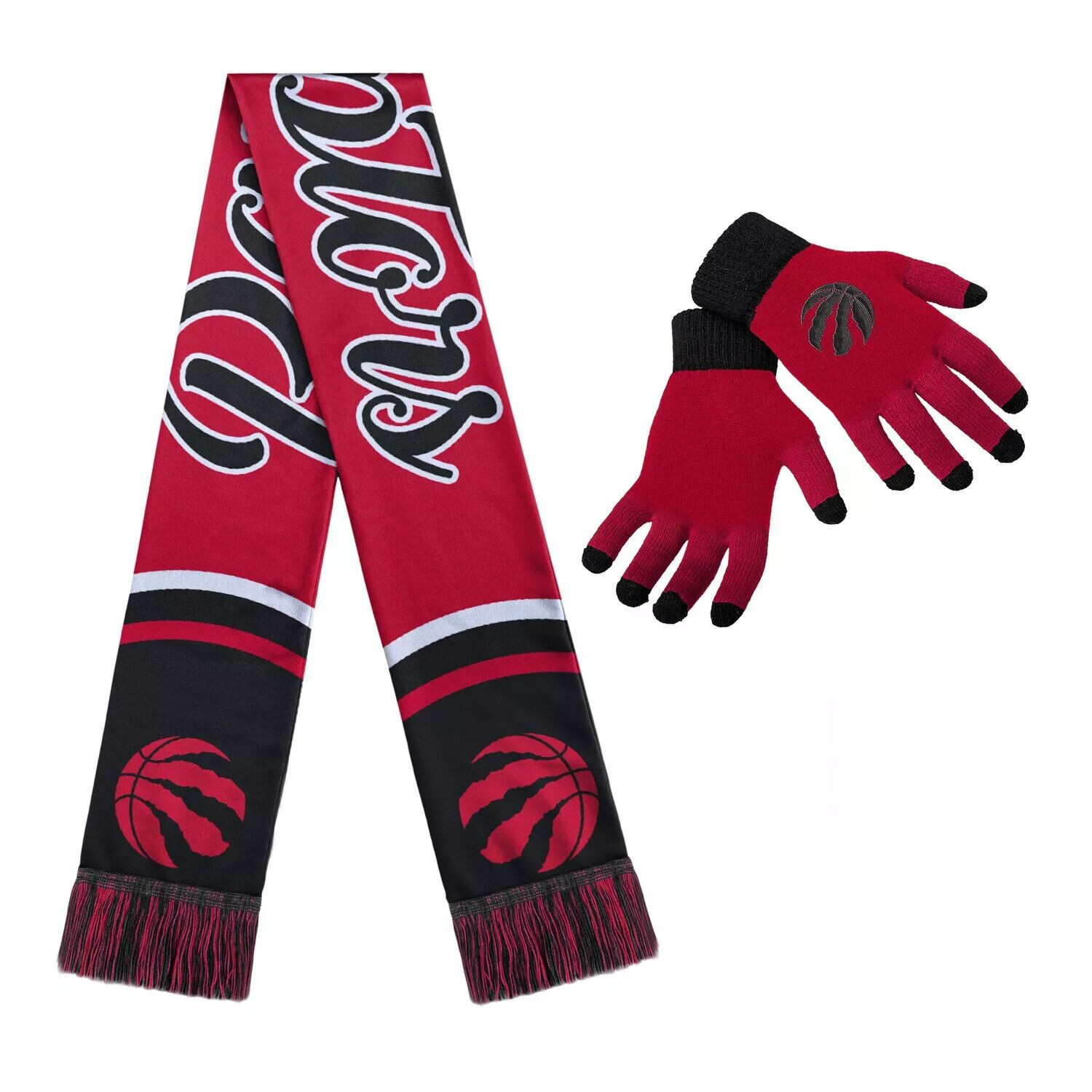 

Женский комплект из перчаток и шарфа Toronto Raptors