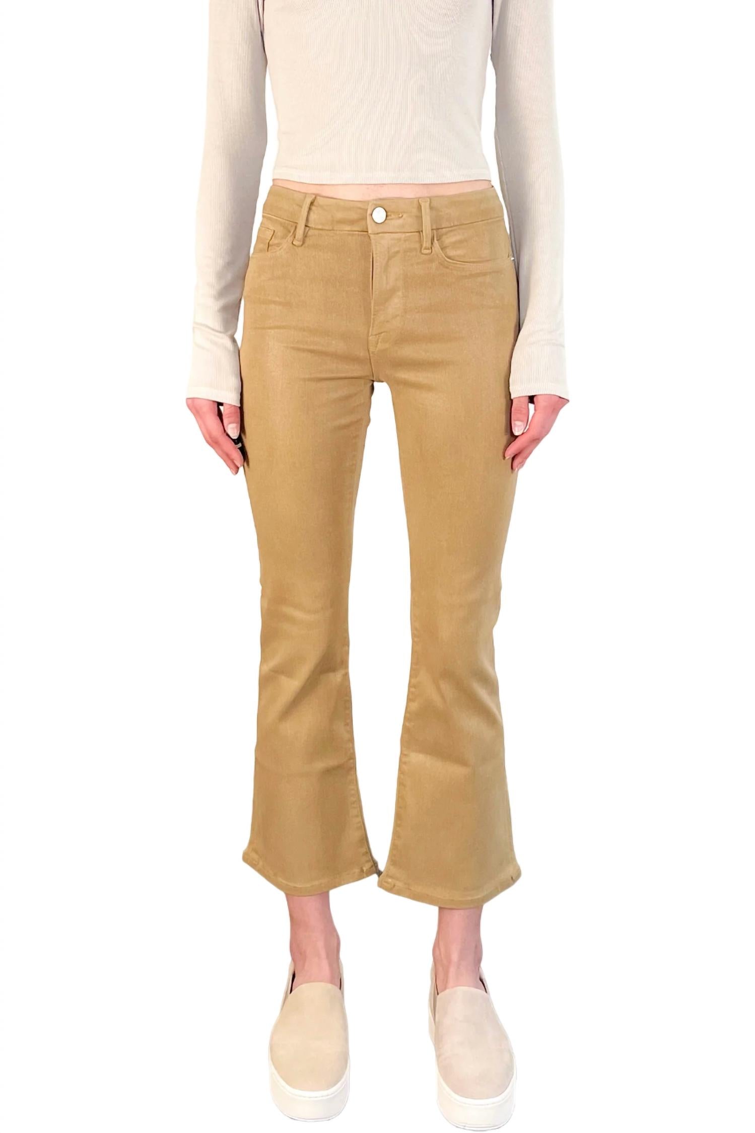 

Джинсы женские FRAME, цвет light camel coated