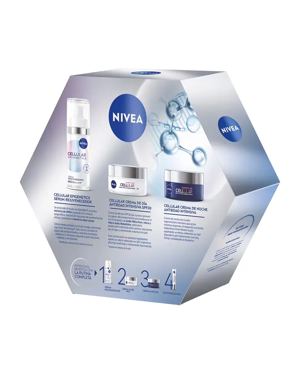 Набор Клеточный Филлер Эпигенетика Омолаживающая Рутина Nivea — фото 2