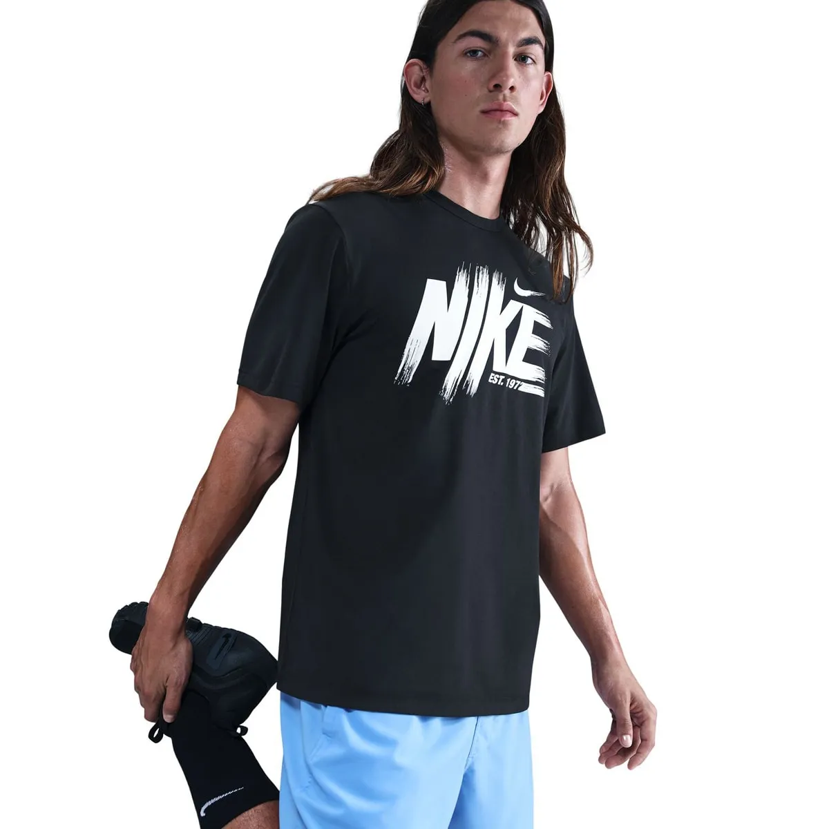 

Мужская футболка Dri-FIT Hyverse Nike, черный
