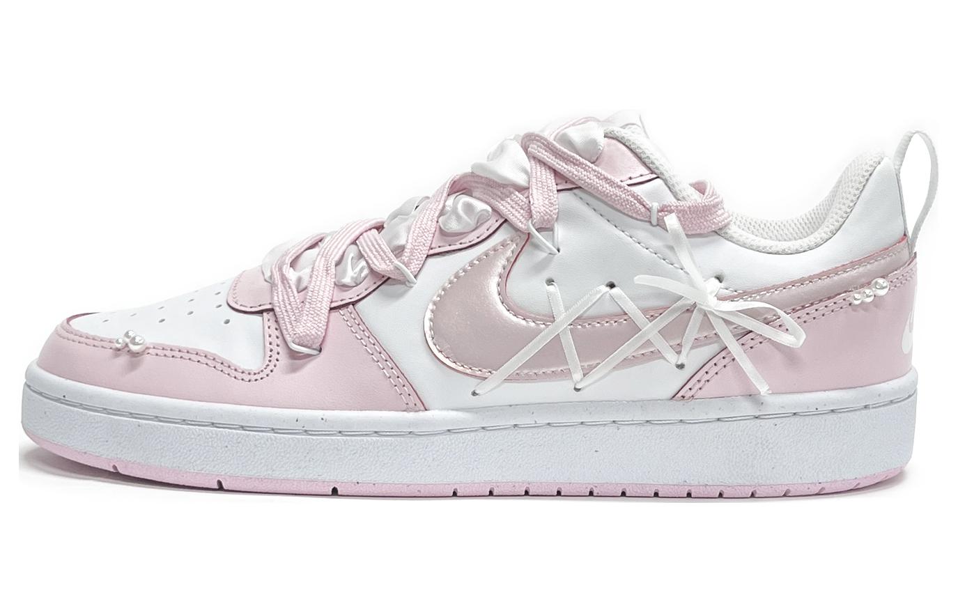 

Кроссовки Nike Court Borough Skateboard Shoes Women's Low-Top Pink/silver Pink