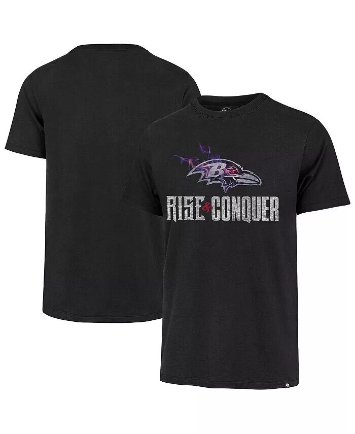 

Мужская черная футболка Baltimore Ravens Rise and Conquer Franklin '47 Brand