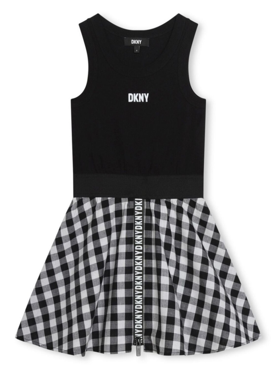 

DKNY платье с логотипом, черный