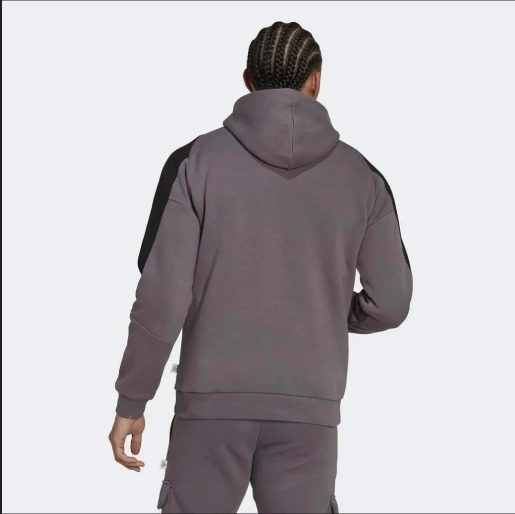 Мужская флисовая толстовка adidas Future Icon с вышитым логотипом спортивной команды — фото 3