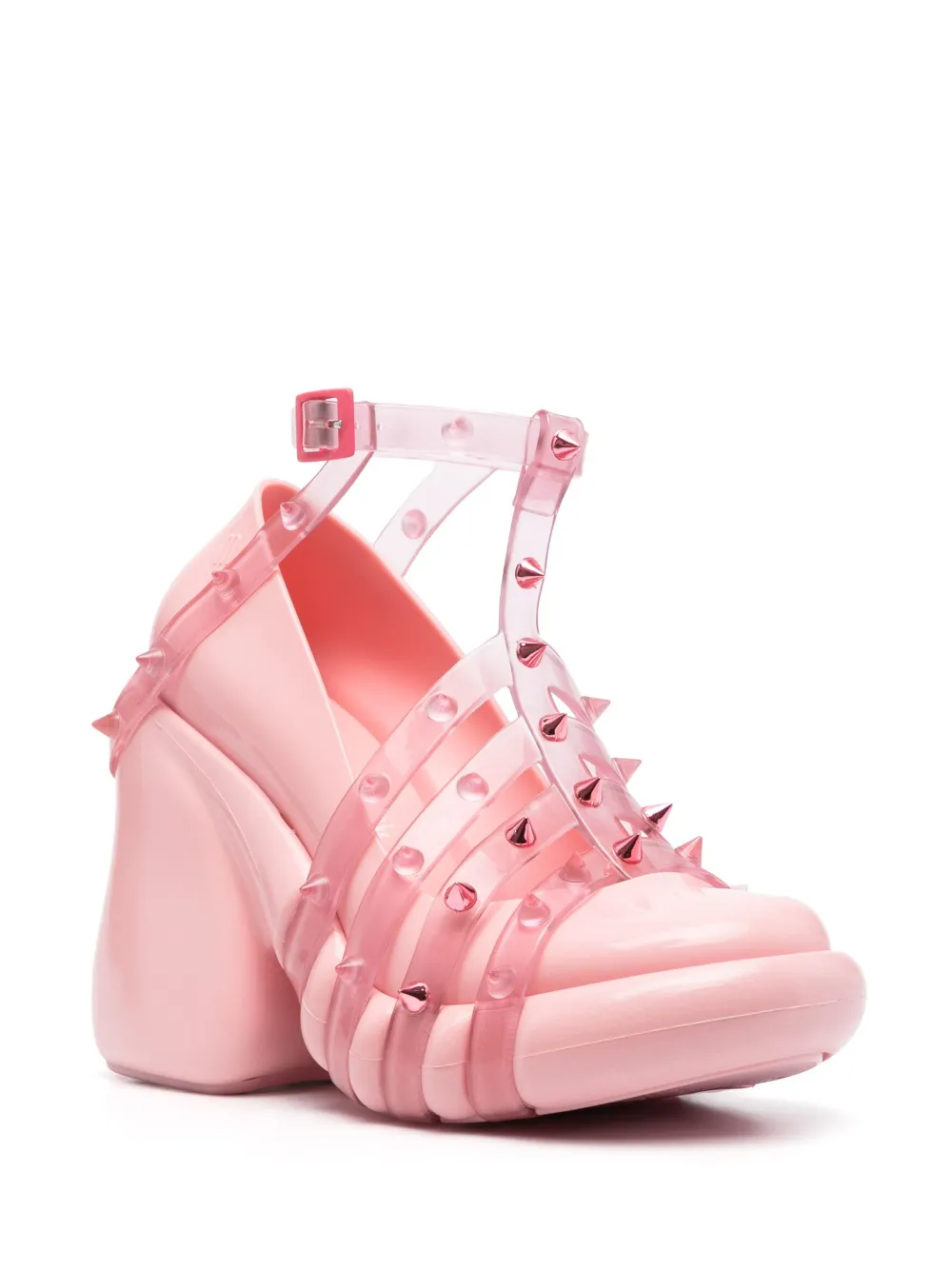 Туфли Punk Love на платформе из коллаборации с Melissa Jean Paul Gaultier, розовый — фото 2