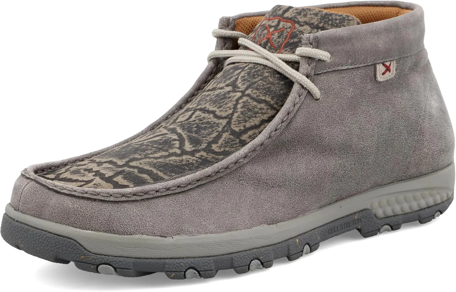 Ботинки Chukka, Twisted X, серый и серый слон