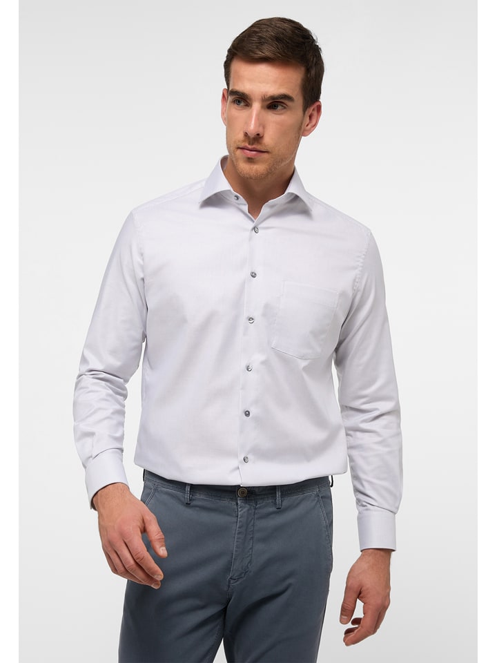 

Eterna Рубашка - современный крой - серого цвета