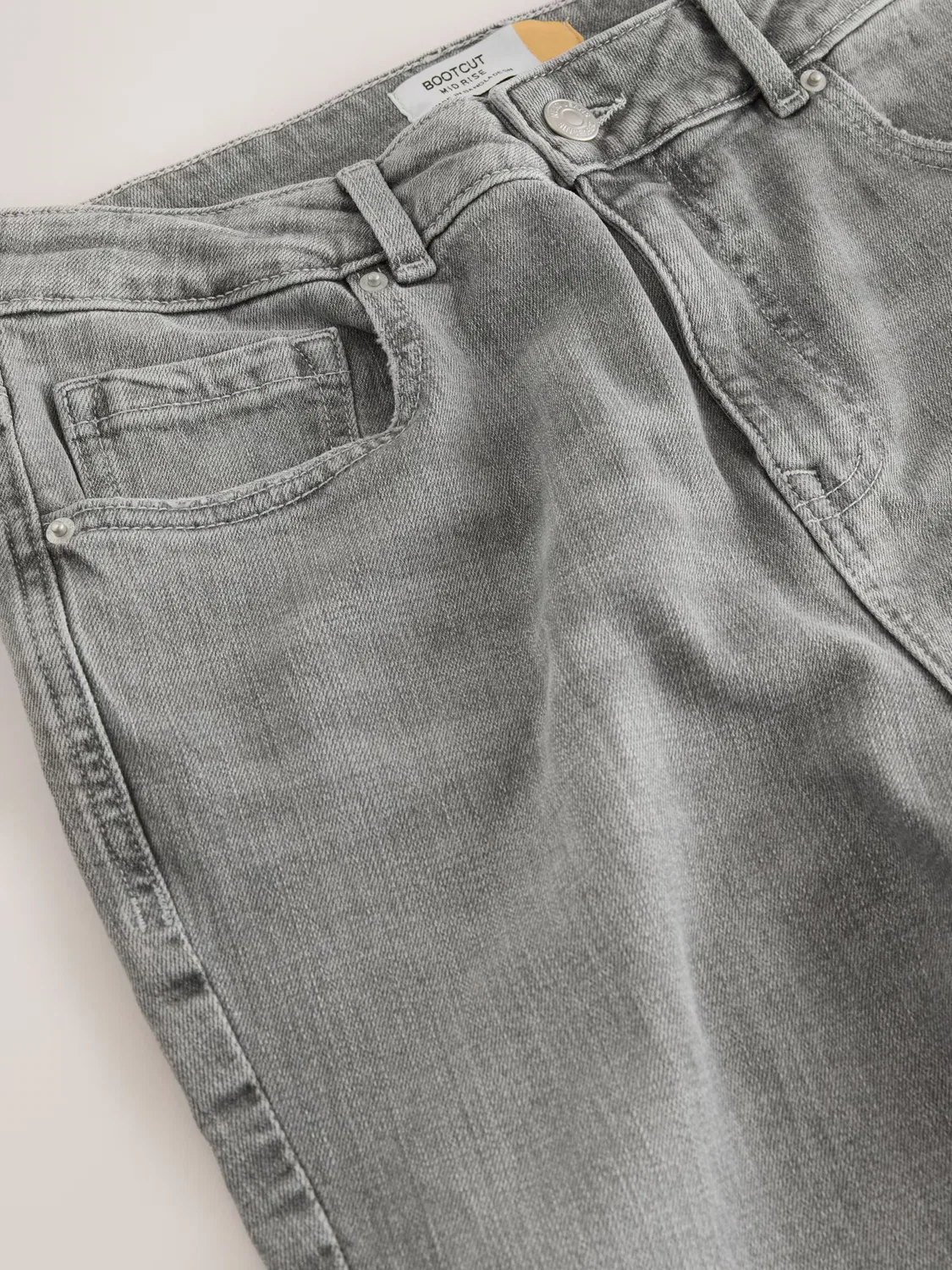 Джинсы-клеш Next, Grey Denim — фото 3