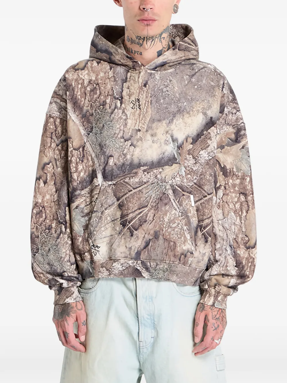 

Худи с камуфляжным принтом Realtree Represent, коричневый