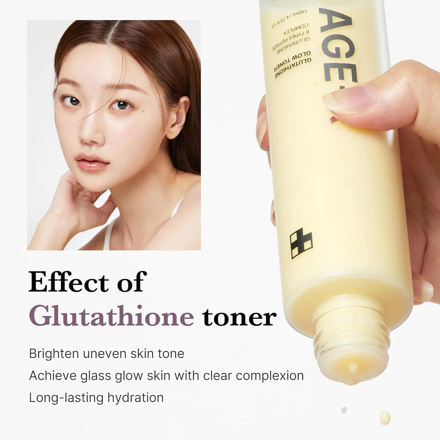 Тоник Medicube — Двухфазный тонер «Age-R Glutathione Glow Toner» от, 140 мл — фото 2