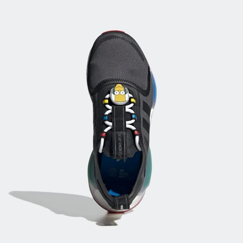 Детские кроссовки для бега Adidas NMD_V3, серый/черный/белый — фото 4