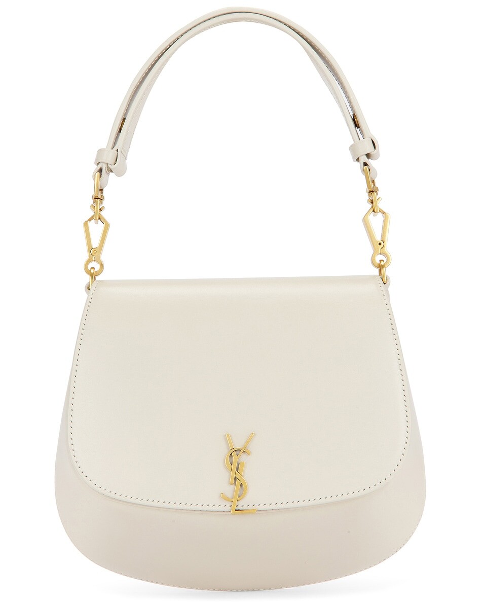 

Сумка с верхней ручкой Saint Laurent, цвет Cream Soft