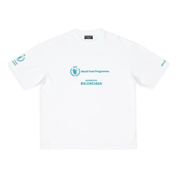 

Футболка x wfp t-shirt medium fit 'white' Balenciaga, белый