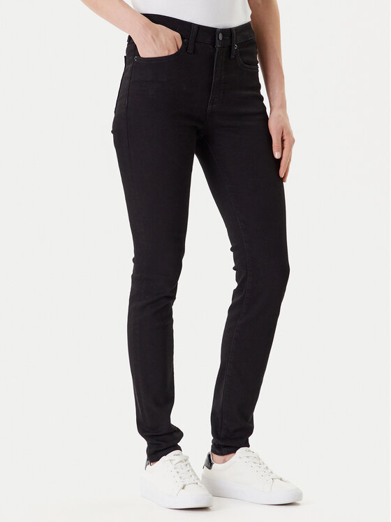 

Обтягивающие джинсы LV047C777G Calvin Klein Jeans, черный