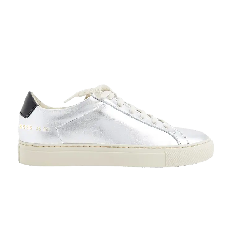 

Кроссовки Common Projects Wmns Retro Low Metallic Silver, серебряный