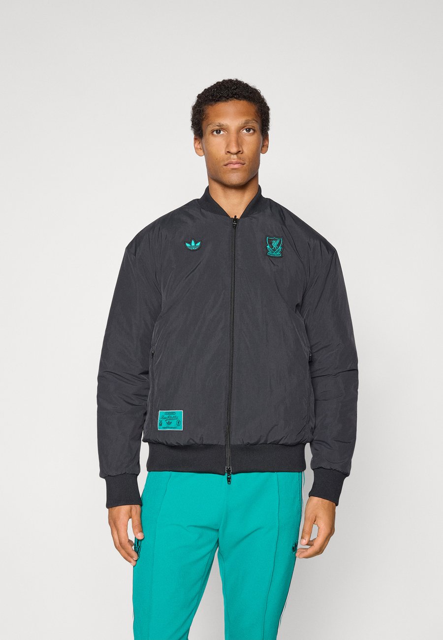 Куртка Adidas Originals LIVERPOOL FC ICON JACKET, Black/Sea Green/Black — фото 4