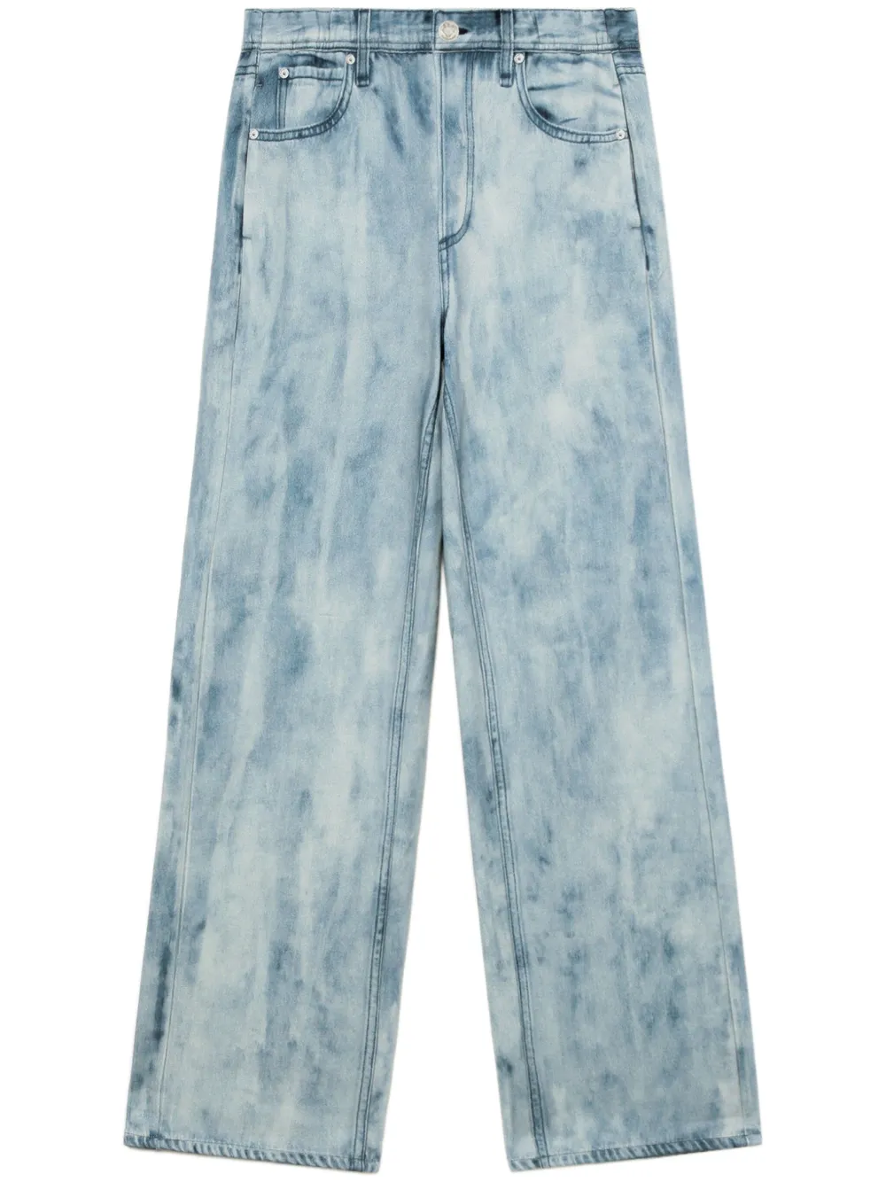 

Джинсы с эффектом потертости rag & bone, синий