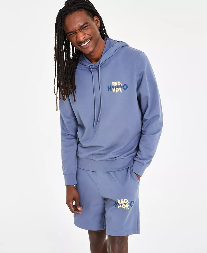 

Мужская толстовка с логотипом Hugo Boss, синий