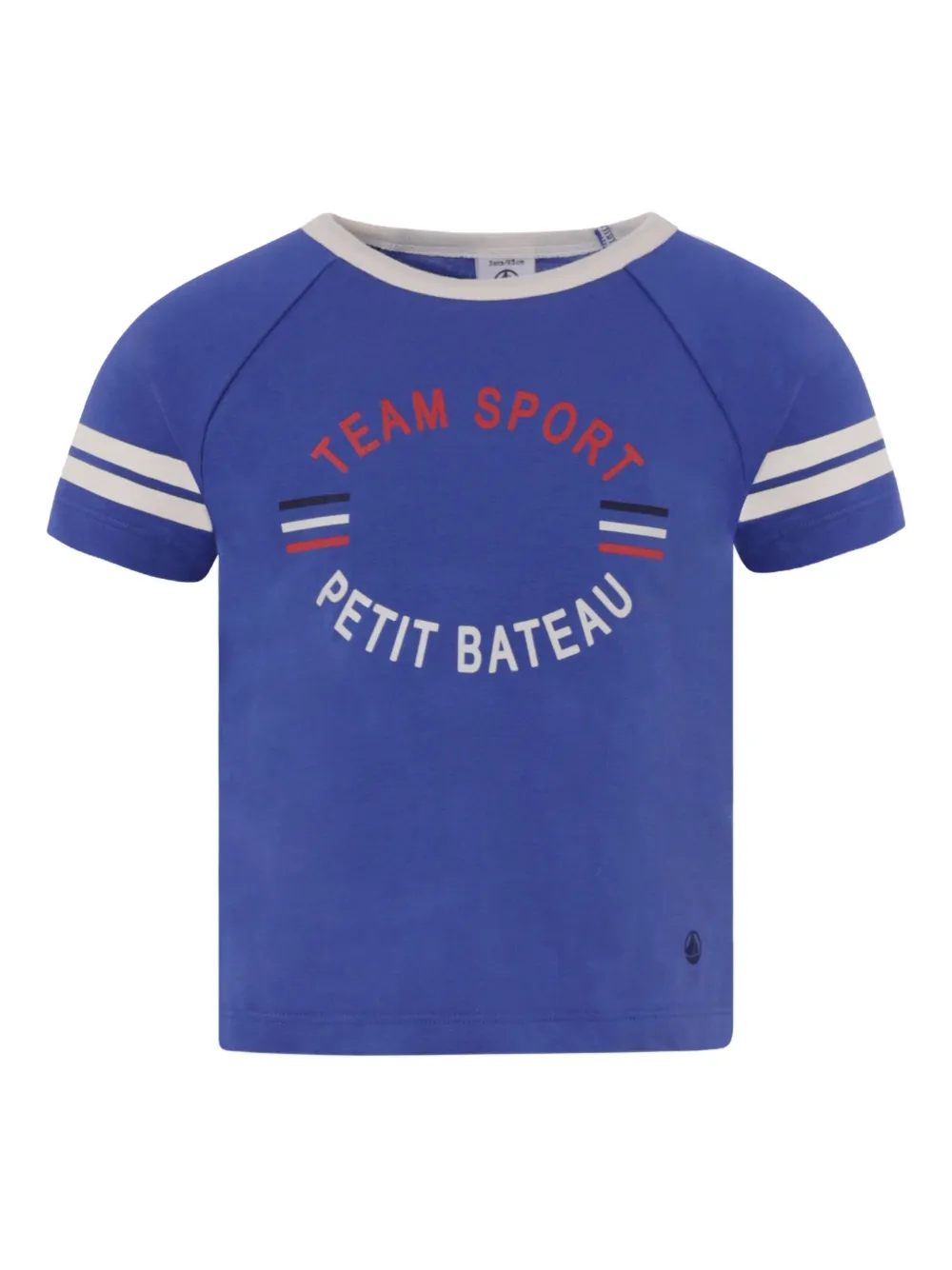 

Футболка с надписью Petit Bateau, синий