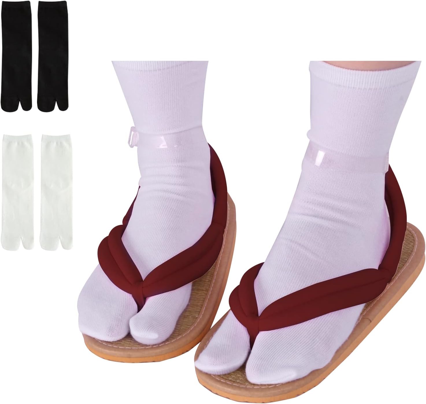 

Аниме унисекс косплейные сабо, японский реквизит для косплея, Ошитари Toyep Cosplay, красный