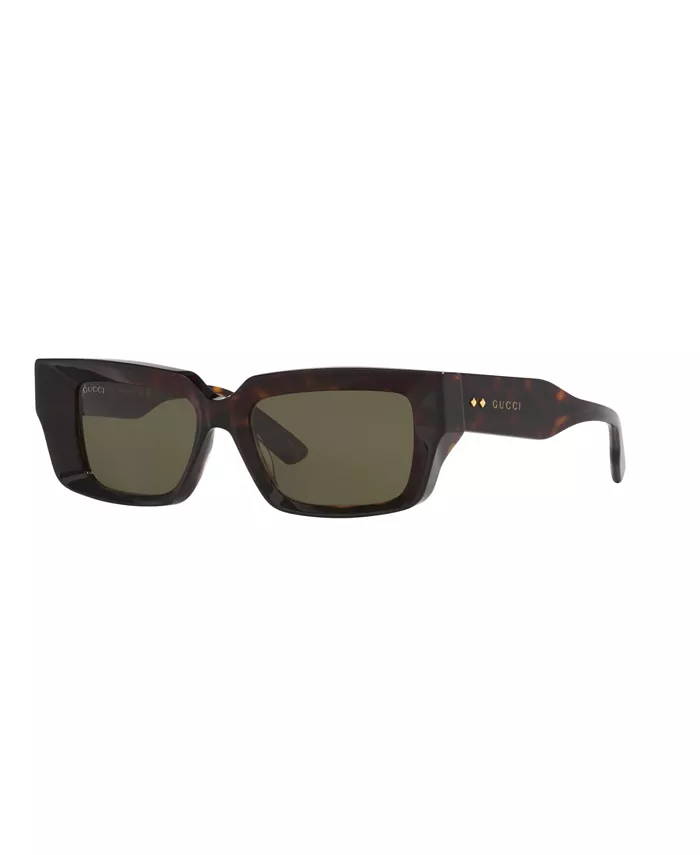 

Солнцезащитные очки унисекс прямоугольной формы, GG1529S GC002202 Gucci, коричневый