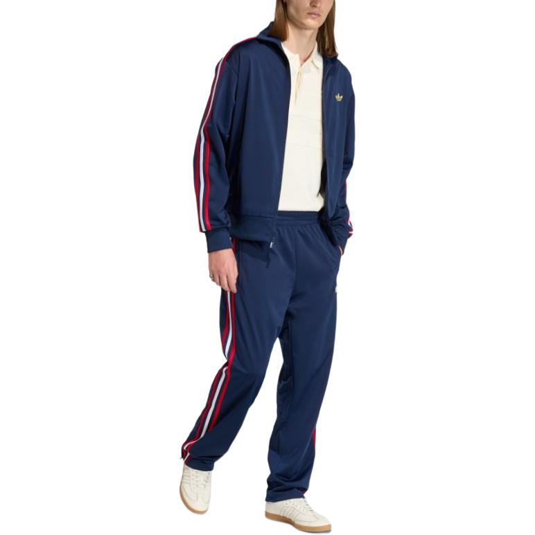 Куртка Firebird FW25 TRACK TOP мужская Adidas Originals, midnight indigo/scarlet/белый — фото 4