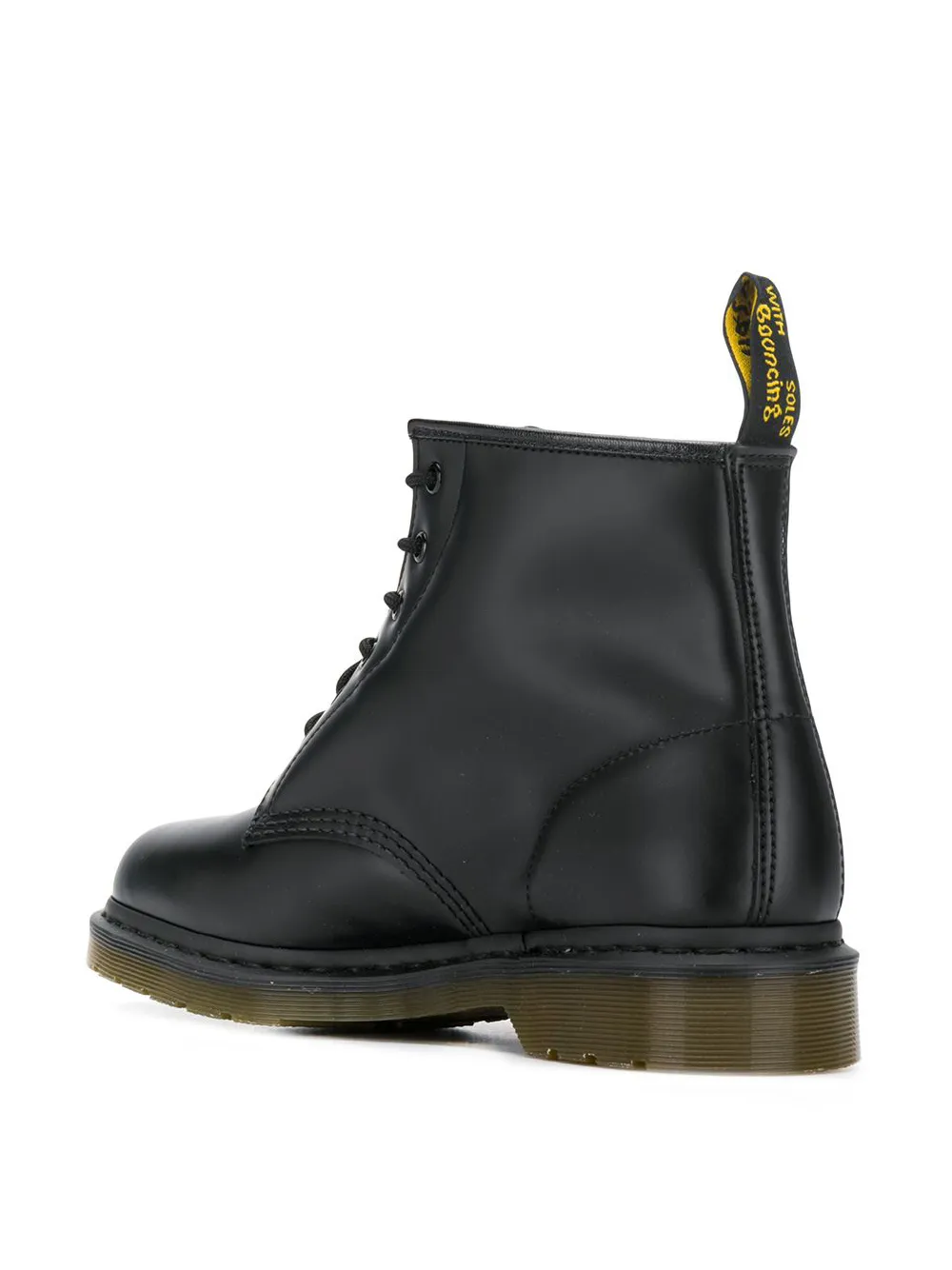 Мужские ботинки Dr. Martens из гладкой кожи на шнуровке, черный — фото 3