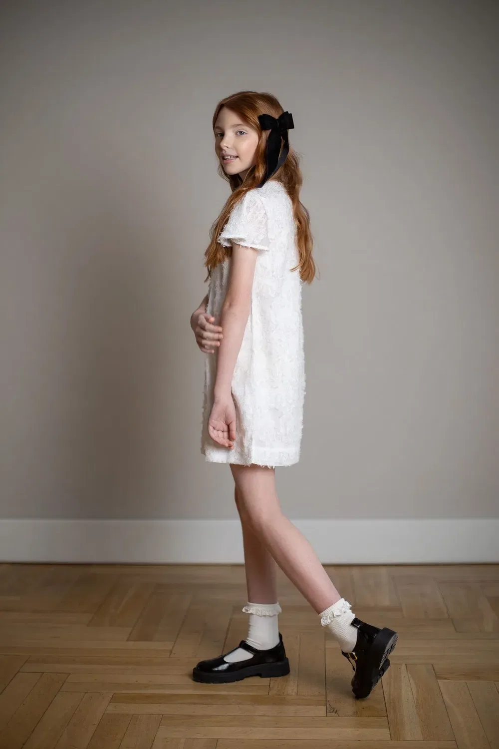 Свитшот с отделкой Coccodrillo, белый — фото 4