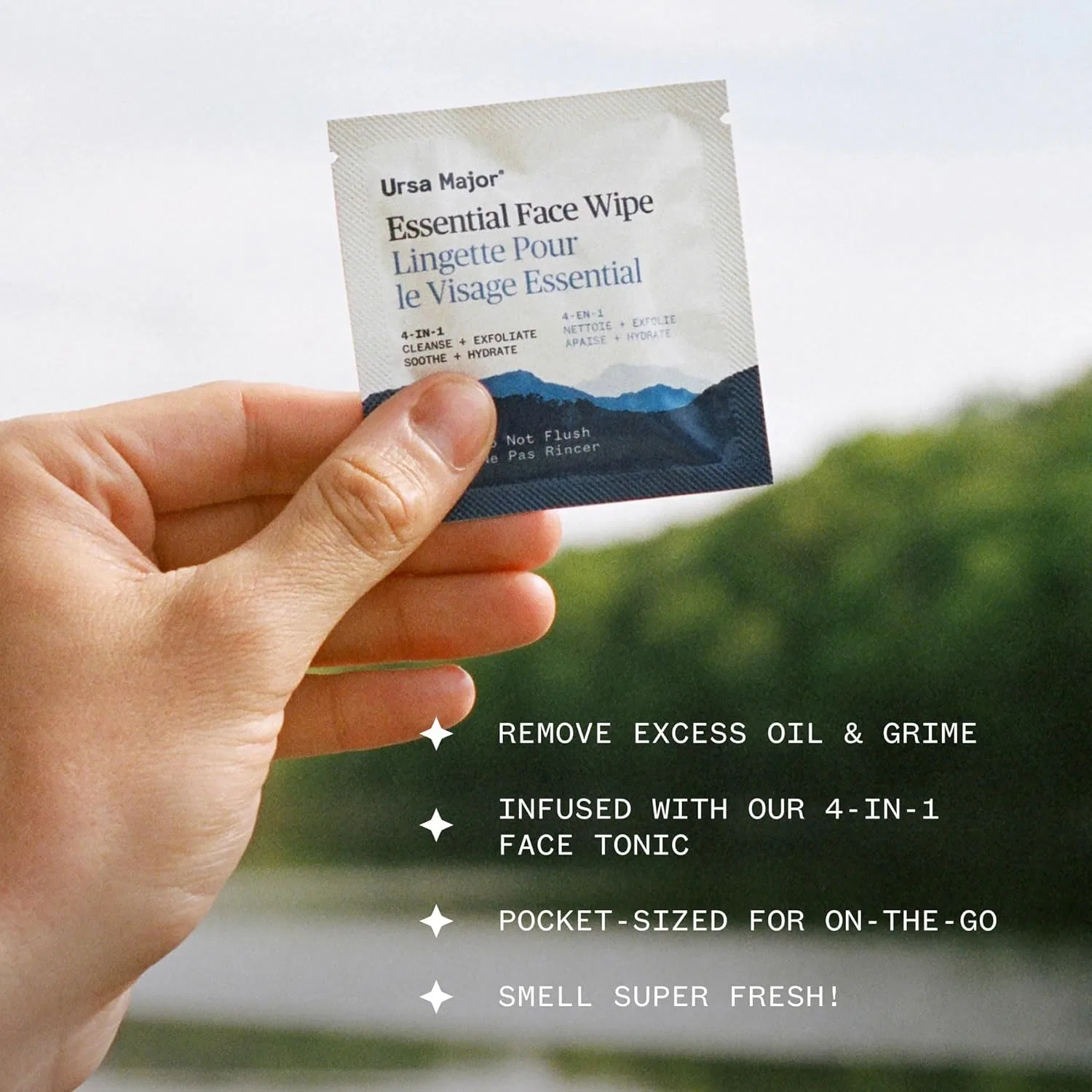 Средство для снятия макияжа Ursa Major — Салфетки для лица Essential Face Wipes, 100 г — фото 3
