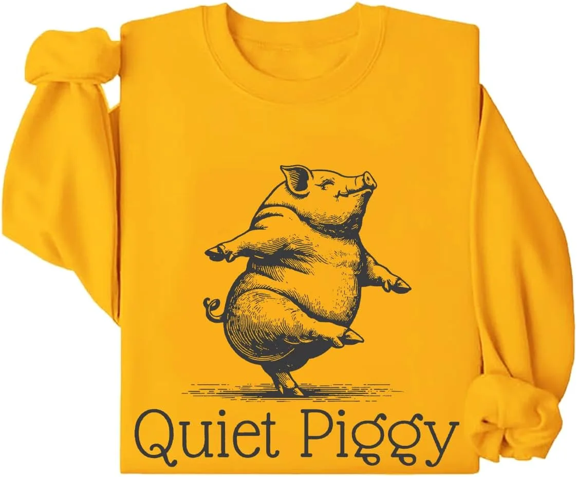 

Толстовка Quiet Piggy с длинными рукавами