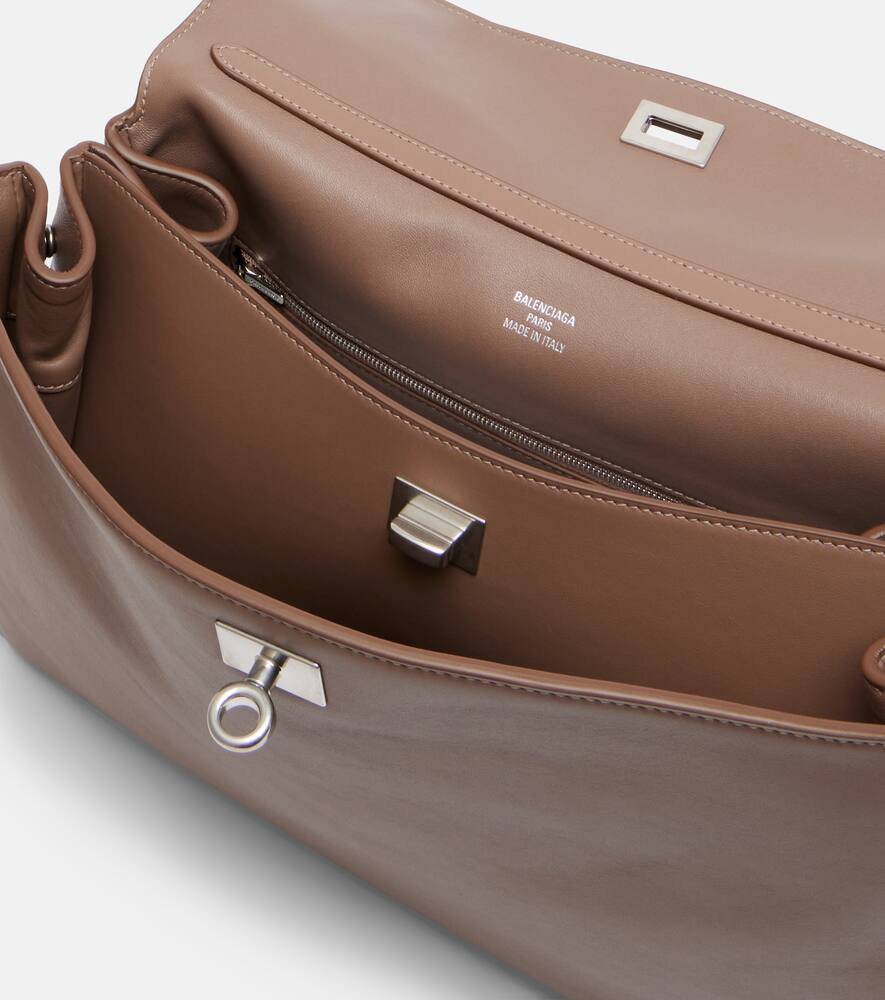 Средняя кожаная сумка Rodeo Balenciaga, Taupe — фото 3