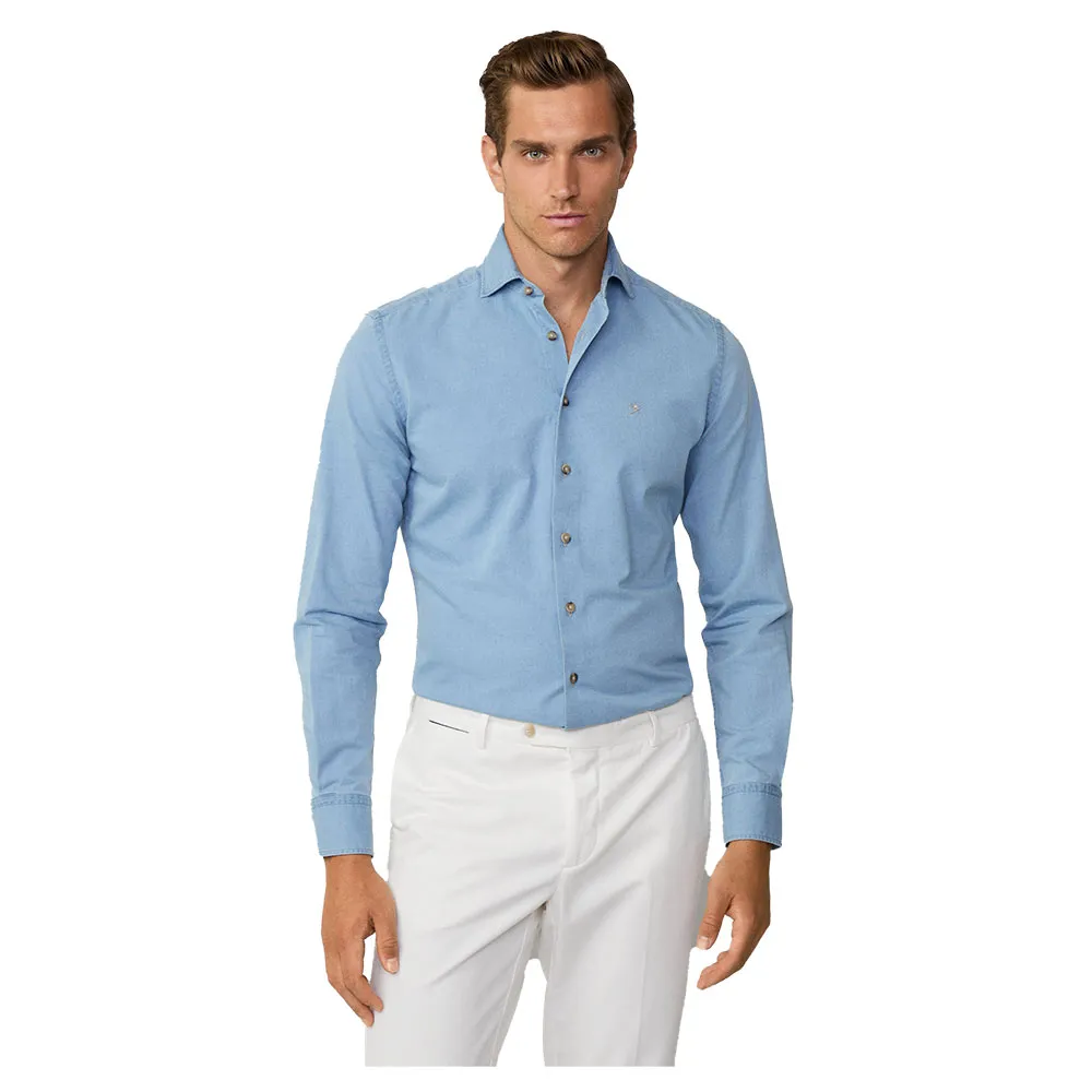 

Рубашка Hackett Light Denim, синий