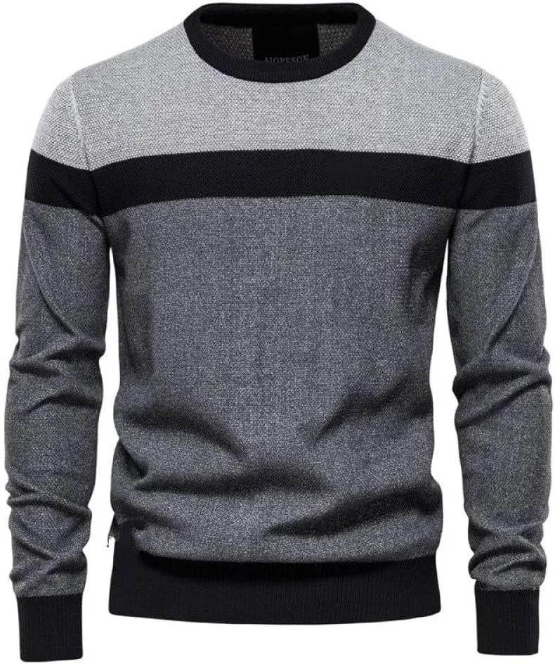 

Мужской свитер SWEPER — вязаный пуловер с круглым вырезом